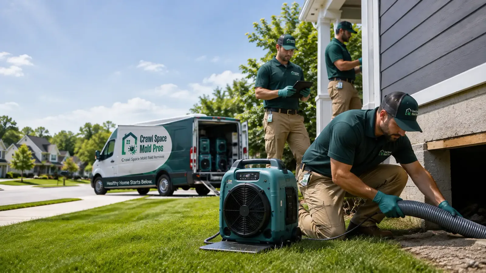 Crawl Space Mold Removal in Chelsea, MI